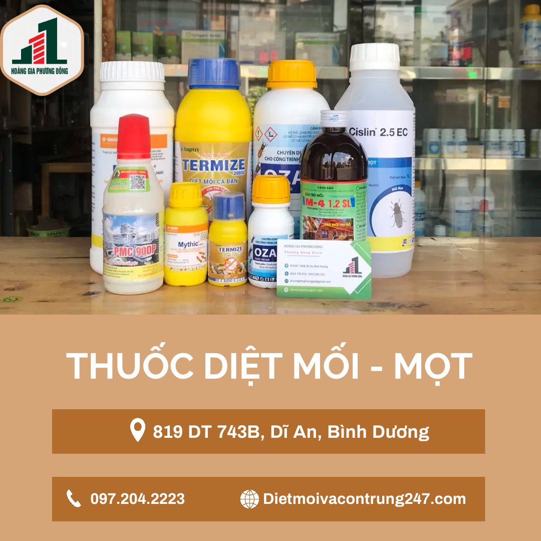 Thuốc diệt mối - mọt