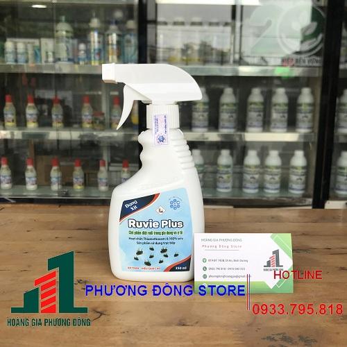 Chế phẩm diệt ruồi Ruvie Plus dạng xịt- chai 350ml
