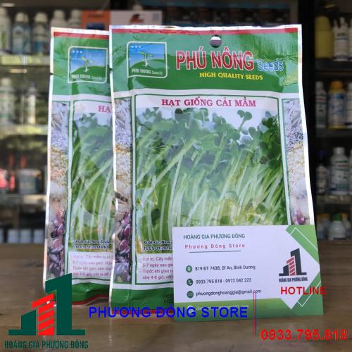 Hạt giống cải mầm Phú Nông