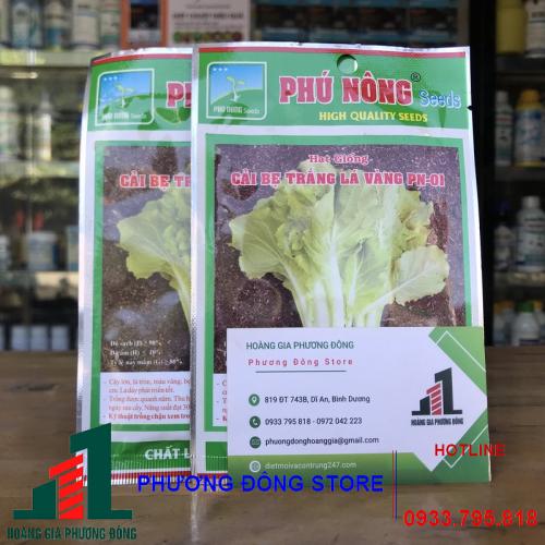 Hạt giống cải bẹ trắng lá vàng